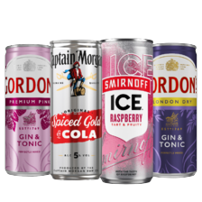Captain Morgan, Smirnoff of Gordon